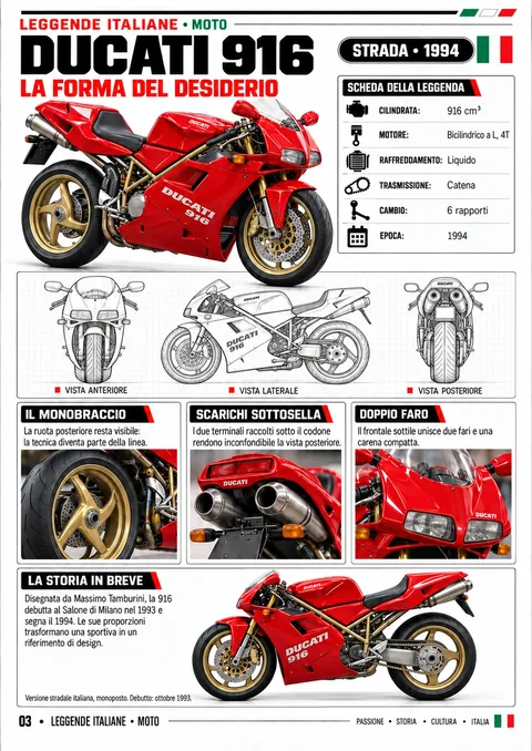 Ducati 916 — pagina reale della collezione